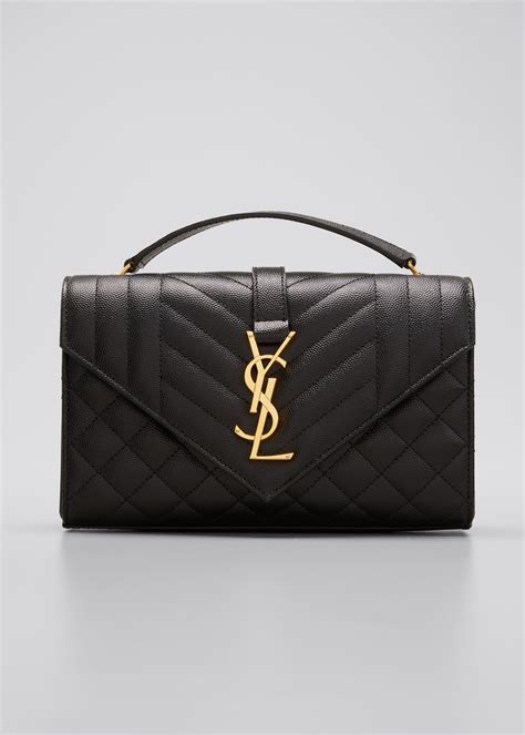 ysl logo monogram bag|ysl monogram leather satchel bag.